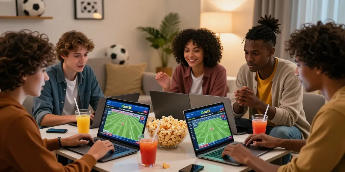 Gacor25 online sports betting experience with friends enjoying football matches in 2026.
