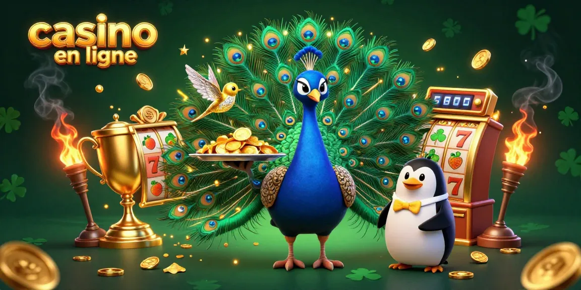 Jouez à casino en ligne avec des machines à sous riches en couleurs et des personnages animés.