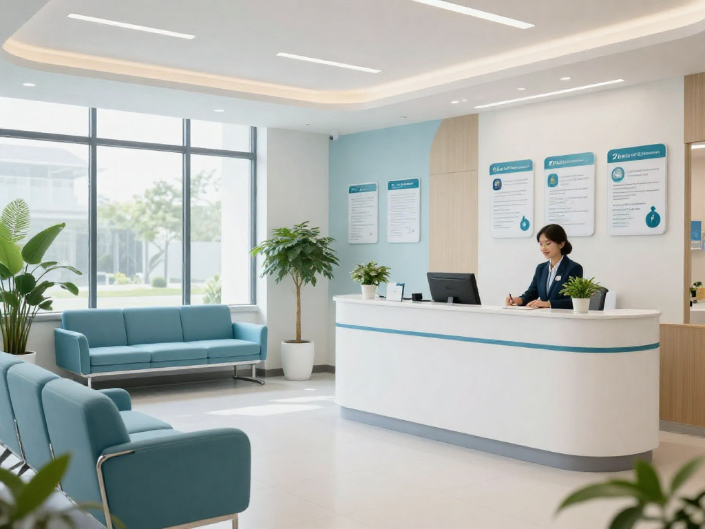 A welcoming healthcare environment for private psychiatric assessments in a modern clinic featuring compassionate medical staff.