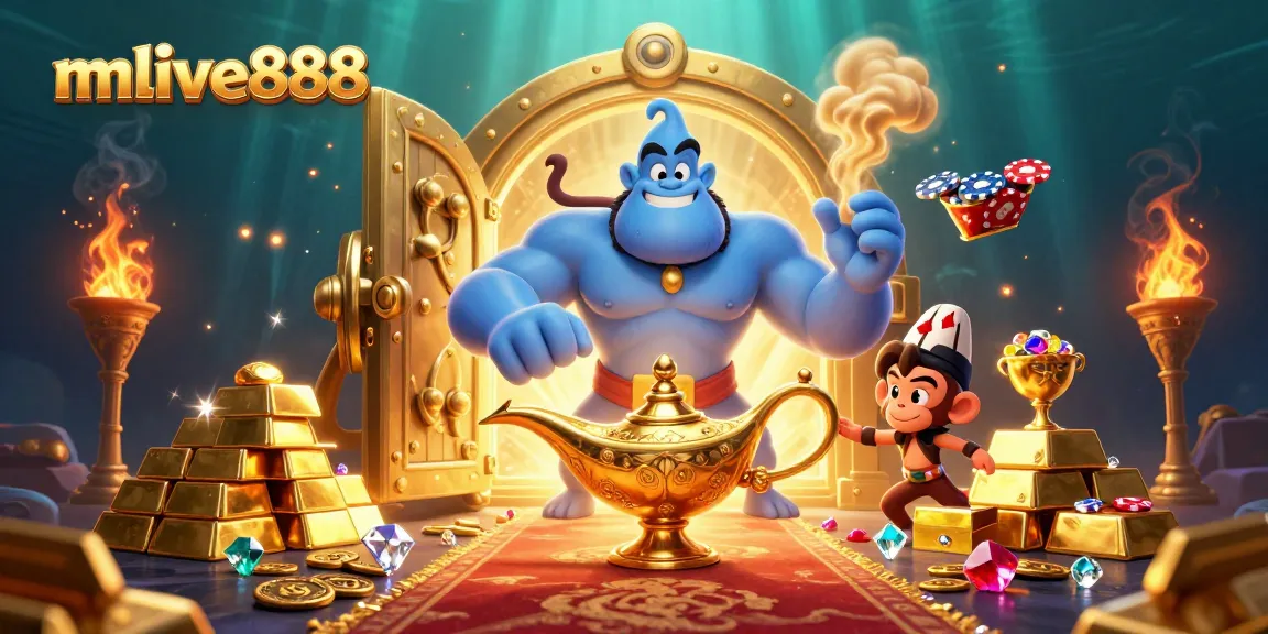Engage with mmlive888's dynamic gaming experience featuring a lively animated scene.