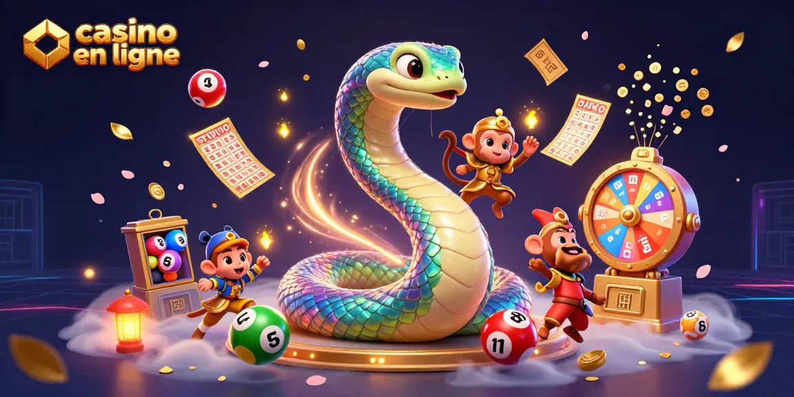Gagnez avec casino en ligne : illustration magique de loterie et de jeux de casino