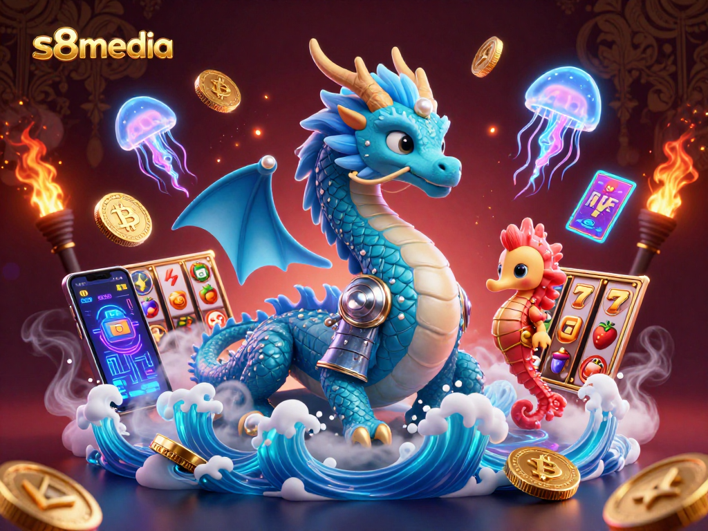 Experience the thrilling world of s8media with vibrant gaming elements and captivating characters.