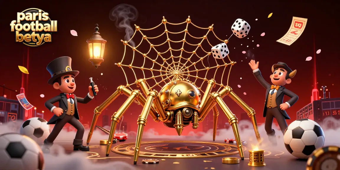 Engage in strategic paris football betya betting with detailed casino scene featuring unique steampunk elements.