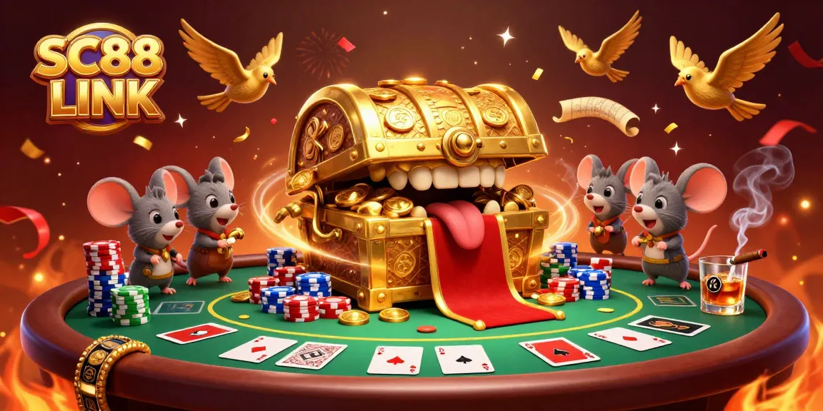 Engage with SC88 LINK and win big at the dynamic casino table packed with excitement and treasures.
