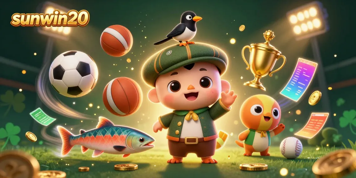 Engage in exciting gaming moments with sunwin20, featuring lively characters and dynamic sports elements.