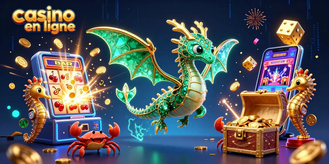 Vivez l'expérience de jeu au casino en ligne avec des dragons marins et des jackpots éclatants.
