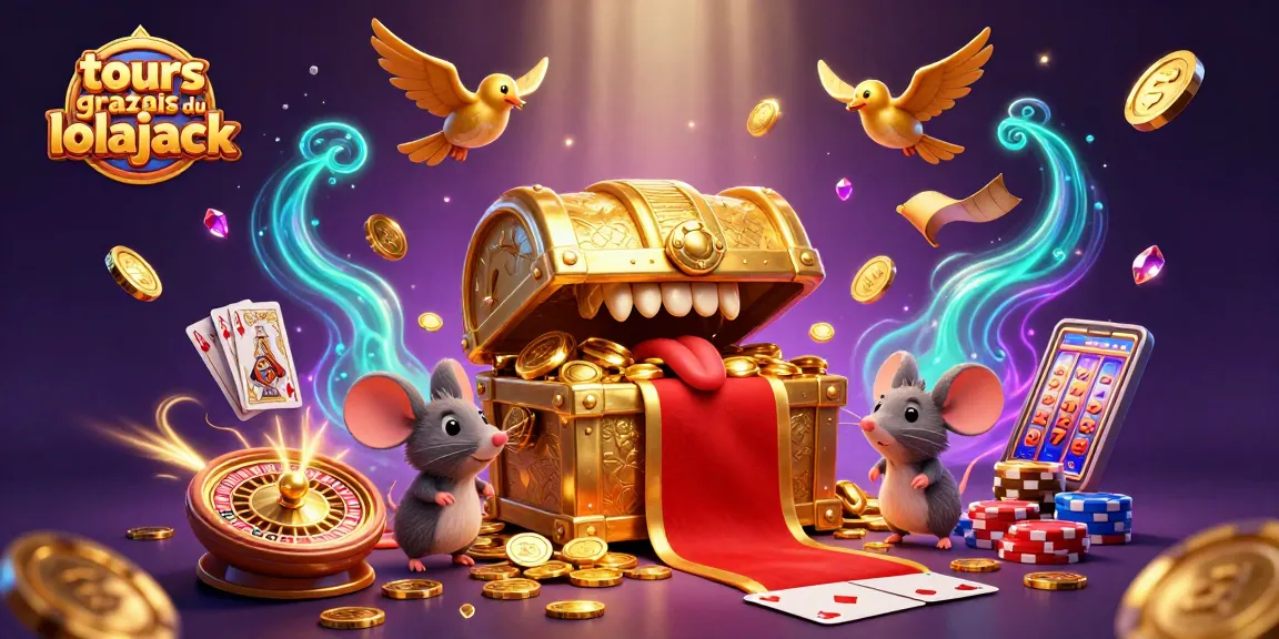 Experience the excitement of the tours gratuits du casino lolajack with captivating cartoon characters and vibrant casino elements.