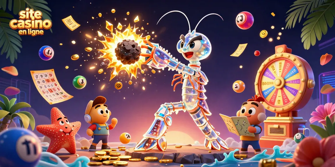 Profitez d'une expérience immersive sur un site casino en ligne avec des personnages cartoon et des jackpots scintillants dans un décor captivant.