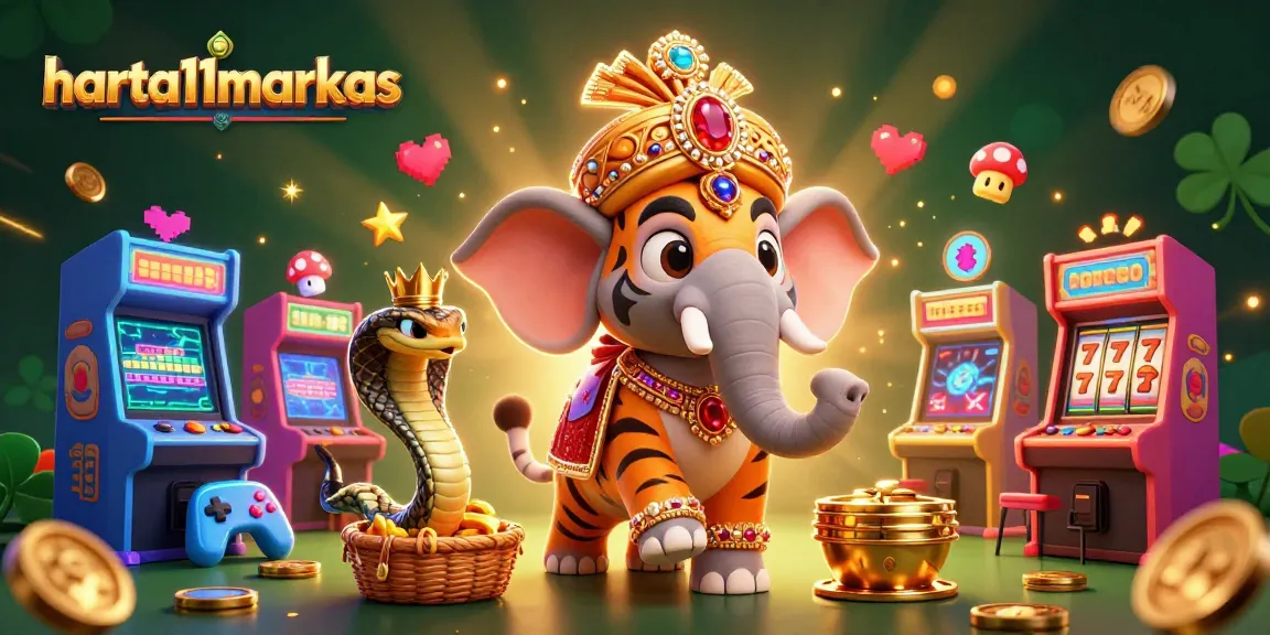 Experience the excitement of harta11markas with a vibrant 3D casino scene full of action.