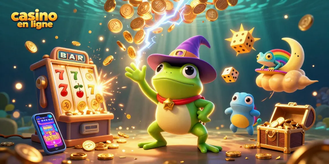 Vivez l'expérience du casino en ligne avec une pluie de pièces d'or et des personnages dynamiques.