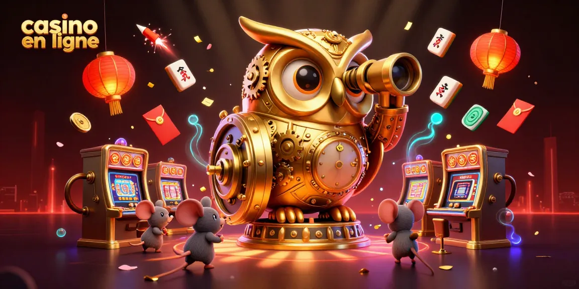Plonger dans l'univers captivant du casino en ligne avec une scène animée riche en symboles de jeux.