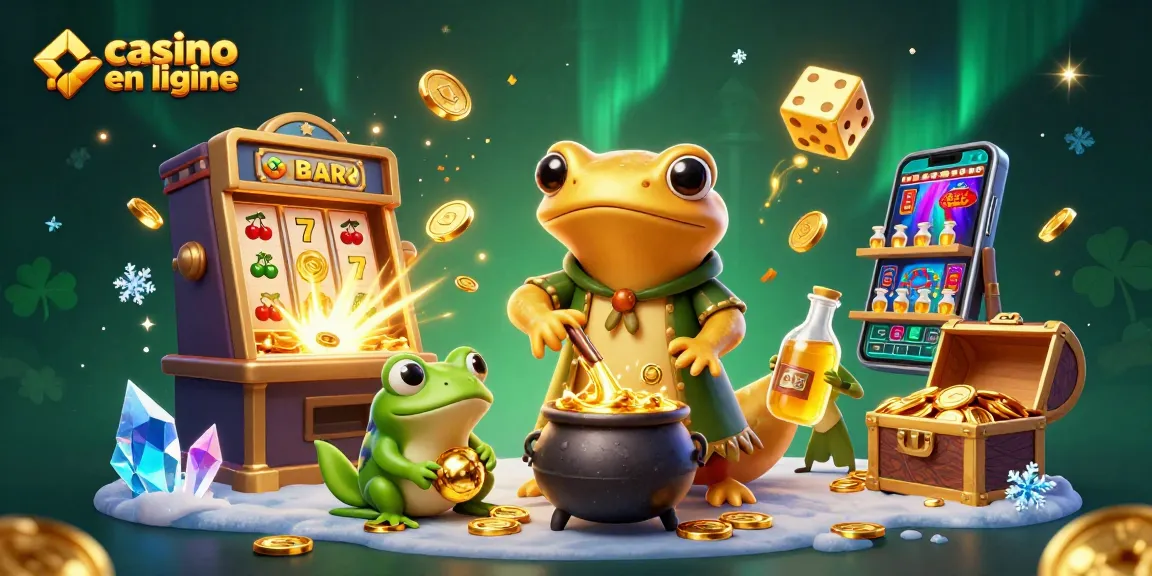 Vivez l'excitation du casino en ligne avec cette illustration dynamique captivante.