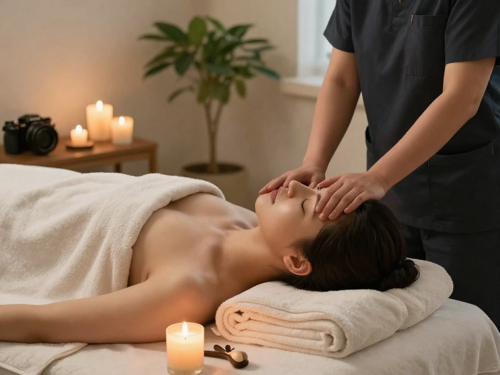 Experience ultimate relaxation with 강동구출장마사지 in a calming home setting.