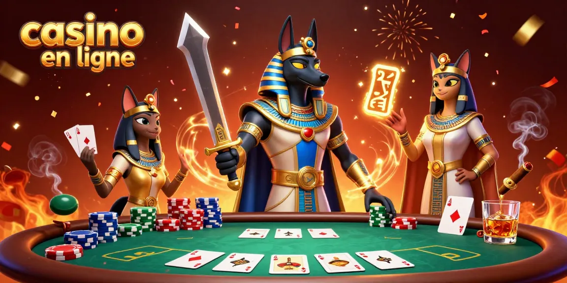 Pariez à la meilleure expérience de casino en ligne avec Anubis et Bastet.