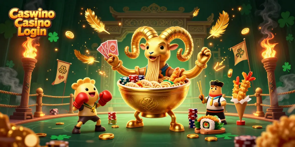 Engage in thrilling gameplay with Caswino Casino Login, featuring vibrant 3D characters and dynamic casino elements.