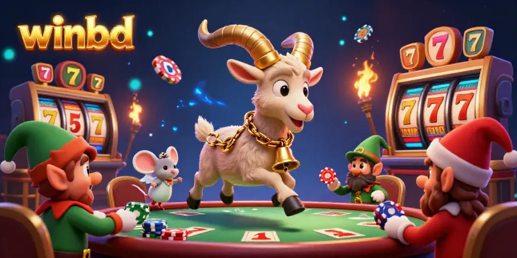 Experience thrilling action at WinBD's colorful, festive online casino adventure.