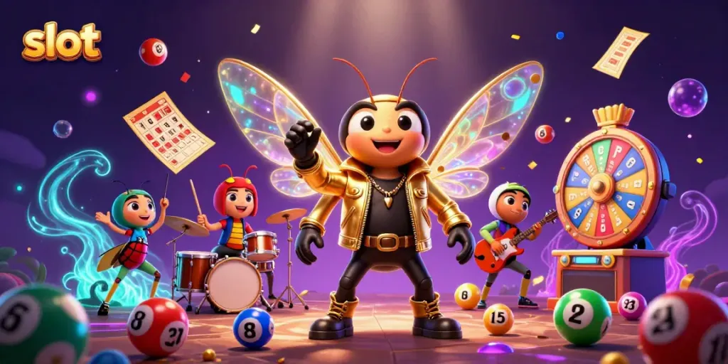 Experience thrilling slot gameplay with vibrant visuals featuring unique characters and exciting game elements.