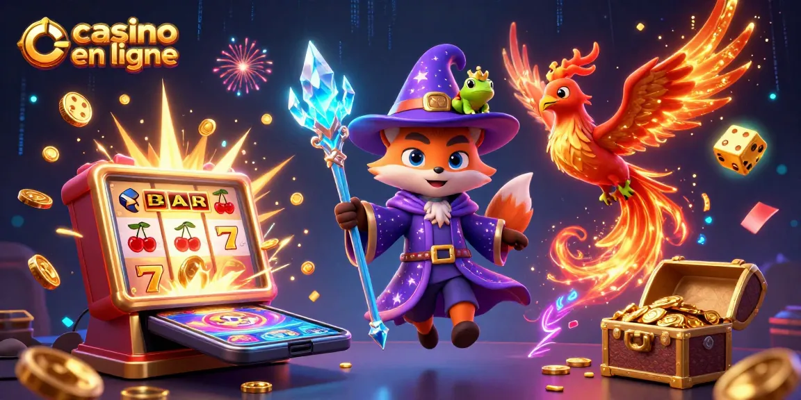 Jouez au casino en ligne avec des jackpots, des symboles en jeu et des personnages fantastiques.