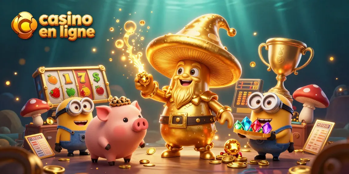 Plonger dans l'univers magique du casino en ligne avec des personnages fantastiques et des éléments de jeu captivants.