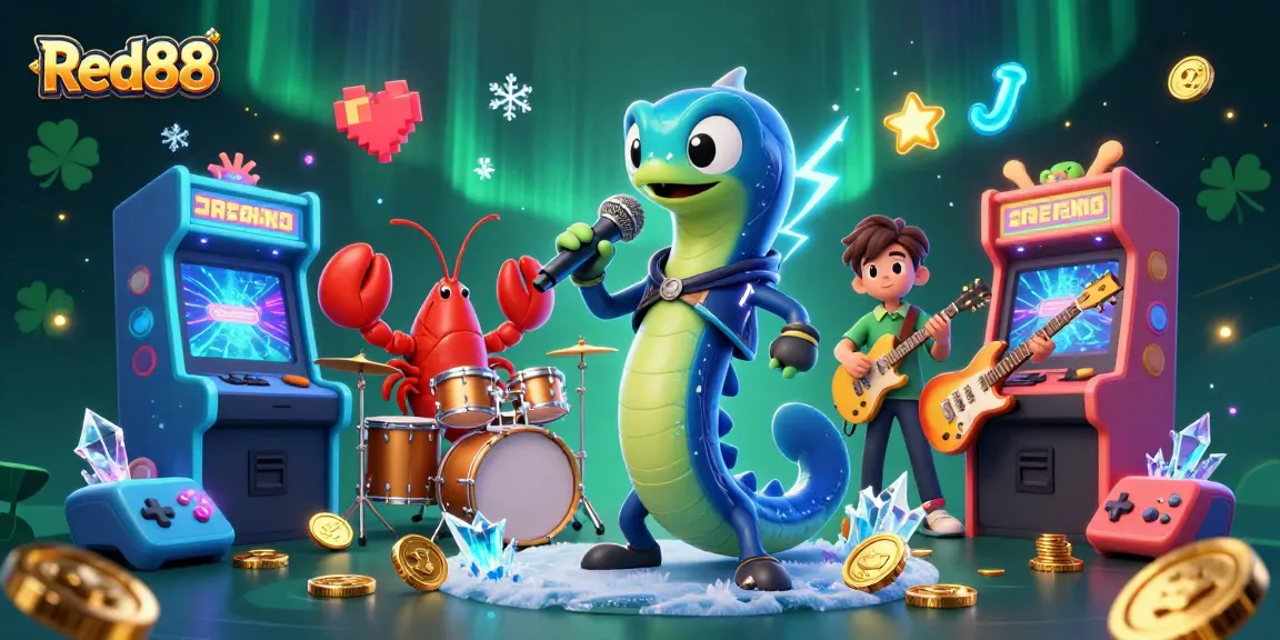 Players enjoy the thrilling ambiance of Red88's underwater casino stage with vibrant visuals.