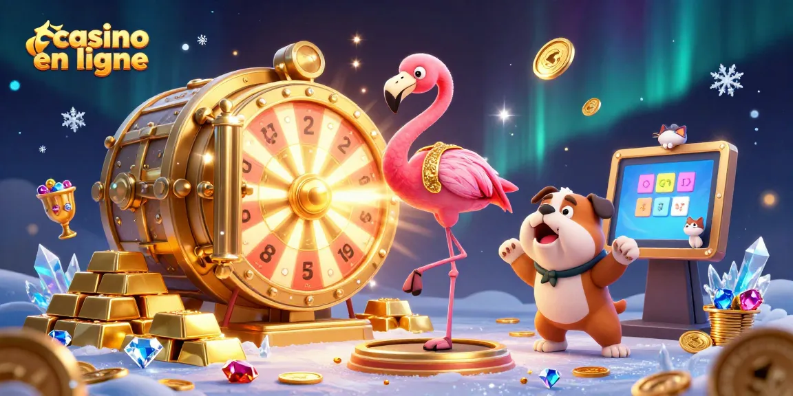 Gagnez gros avec casino en ligne dans une scène dynamique et festive.