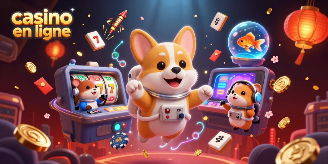 Jouez au casino en ligne avec des personnages animés et des éléments captivants dans un environnement dynamique.
