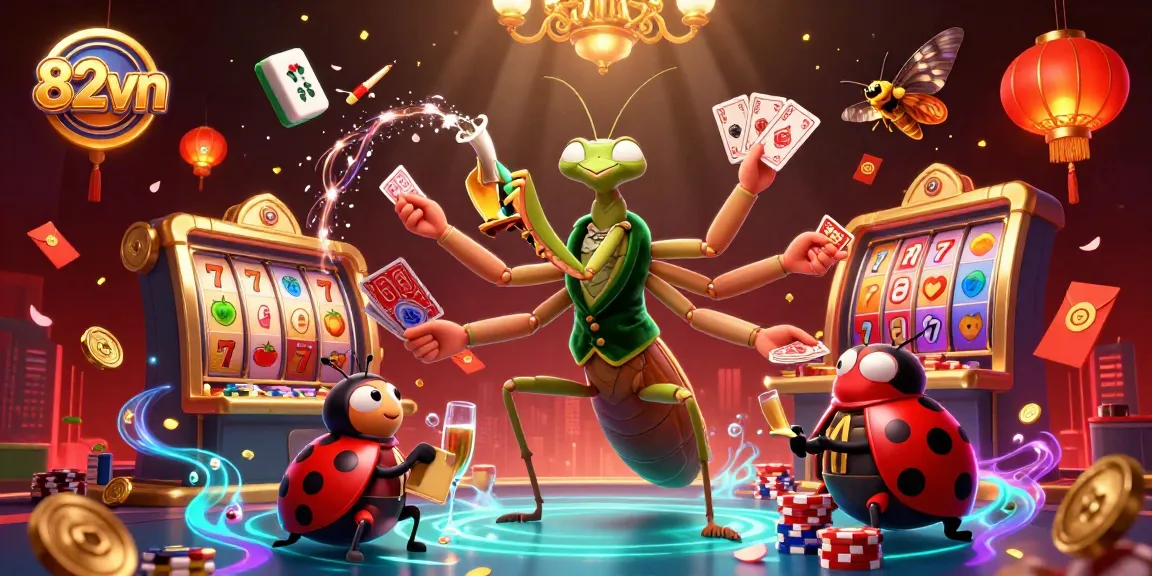 Engage with the vibrant 82vn slot experience featuring dynamic reels and playful characters.