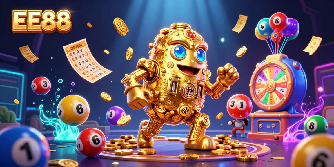 Engage in exciting gameplay with EE88's golden golem amidst dynamic lottery elements.