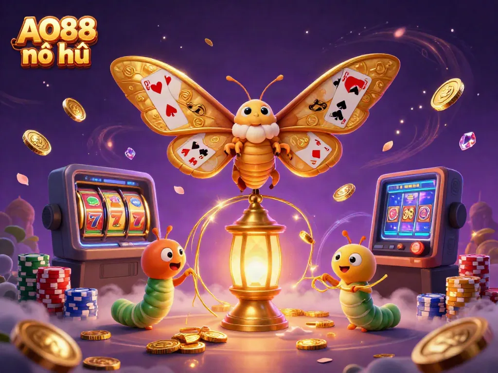 Experience the thrill of AO88 nổ hũ with vibrant slot machines and enticing casino visuals.