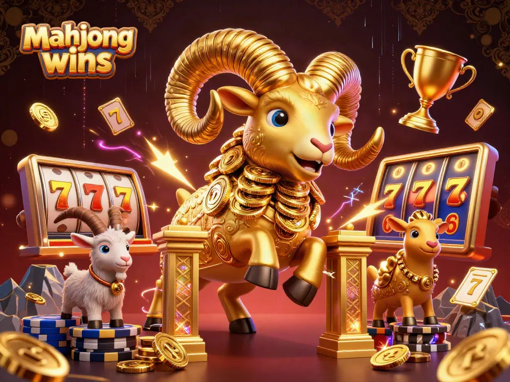 Experience mahjong wins with exhilarating gameplay featuring slot reels and golden game elements.