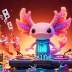 Experience fabet excitement with vibrant underwater casino scene featuring animated characters and treasure elements.