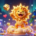Dewatogel Asia Login brings you exciting wins with a vibrant casino-themed illustration featuring dynamic gaming elements.