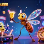 Engage in the excitement of keonhacaibet888 with dynamic 3D casino visuals featuring animated characters.