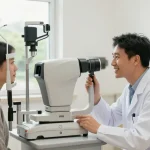 Eye examination at www.snuseoulglobal.com showcasing advanced technology and personalized patient care.