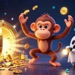 Casino en ligne : un singe farceur et un chiot chasseurs de fantômes s'amusent au casino.