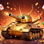 Experience the excitement of Tài xỉu MD5 with a dynamic casino scene showcasing a golden beetle tank.
