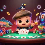 Experience thrilling gameplay with Luckywin's vibrant 3D casino illustration, showcasing exciting slot reels.