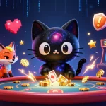 Participez à des jeux dans un casino en ligne immersif avec des éléments colorés et ludiques.