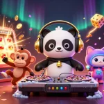 Gioca nei migliori casino non AAMS con il panda DJ e un'atmosfera festosa piena di slot e premi.