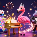 Illuminez vos jeux de casino en ligne avec cette scène animée de chanteuse et musicien Casino en ligne.