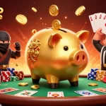 Venez découvrir casino en ligne avec un sumo en or, des jetons de poker et de la compétition dynamique.