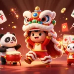 Engage with the vibrant BTY6137 scene featuring a lion dance and casino elements for thrilling gameplay.